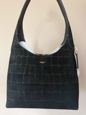 Coach Embossed Croc Suede Brooklyn 28
